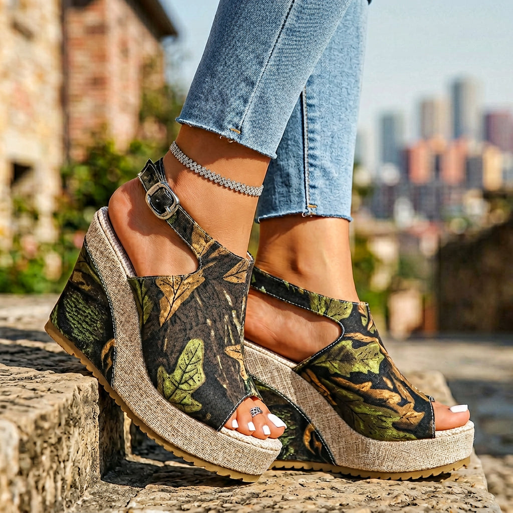 Cassidy Leaf Trial Heels  - By Qivii