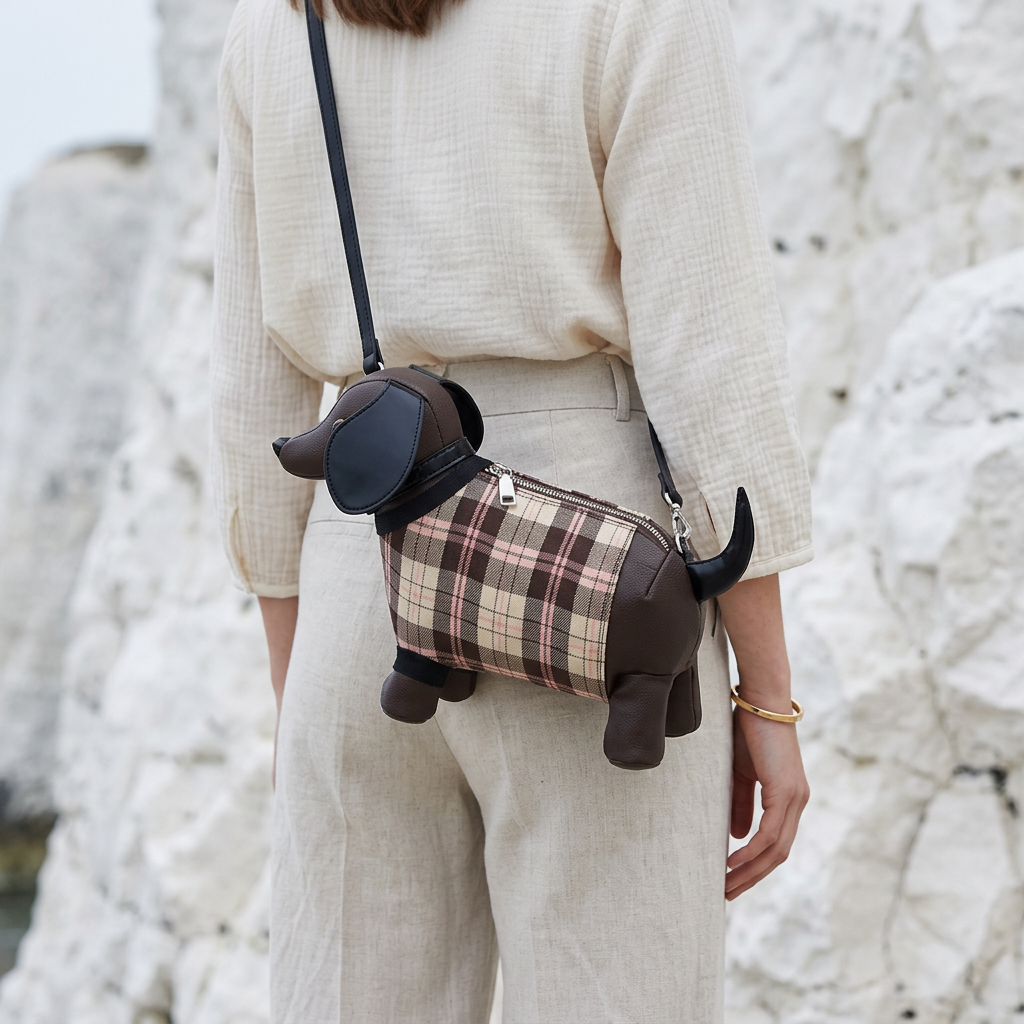 Winston Dog Bag in Vegan Leather  - By Qivii