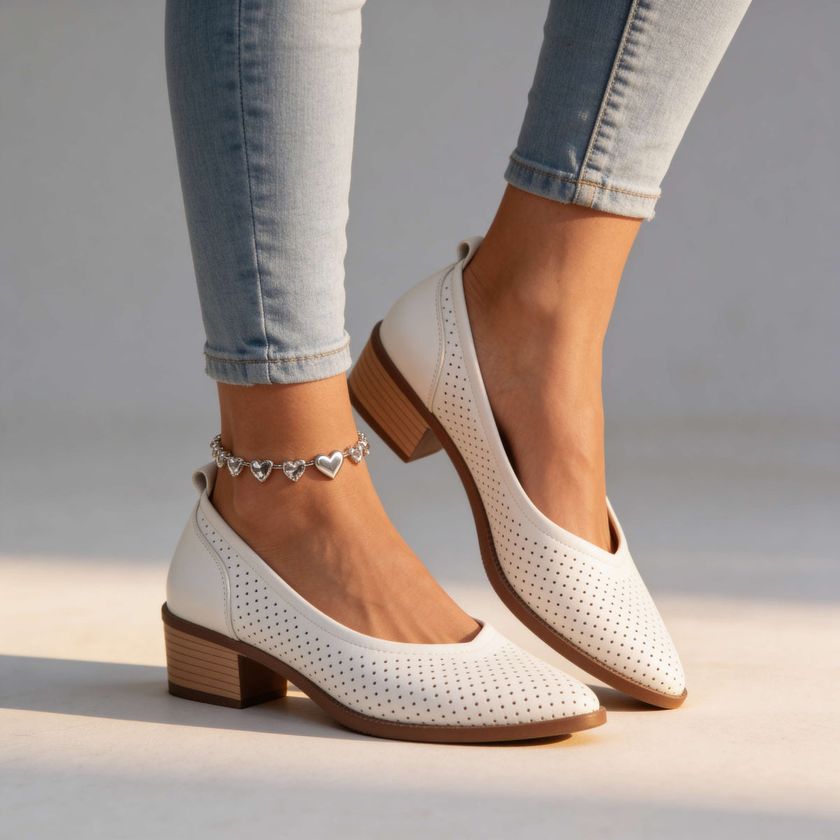 Delaney Slip-On Pumps  - By Qivii