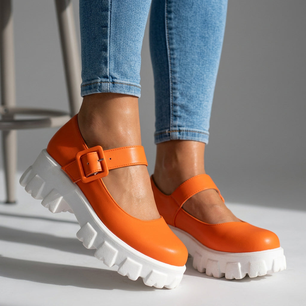 Shyanne Mary Jane Platforms  - By Qivii