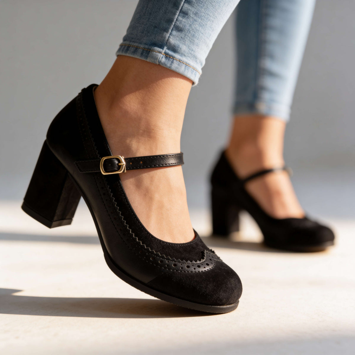 Belle Brogue Loafers  - By Qivii