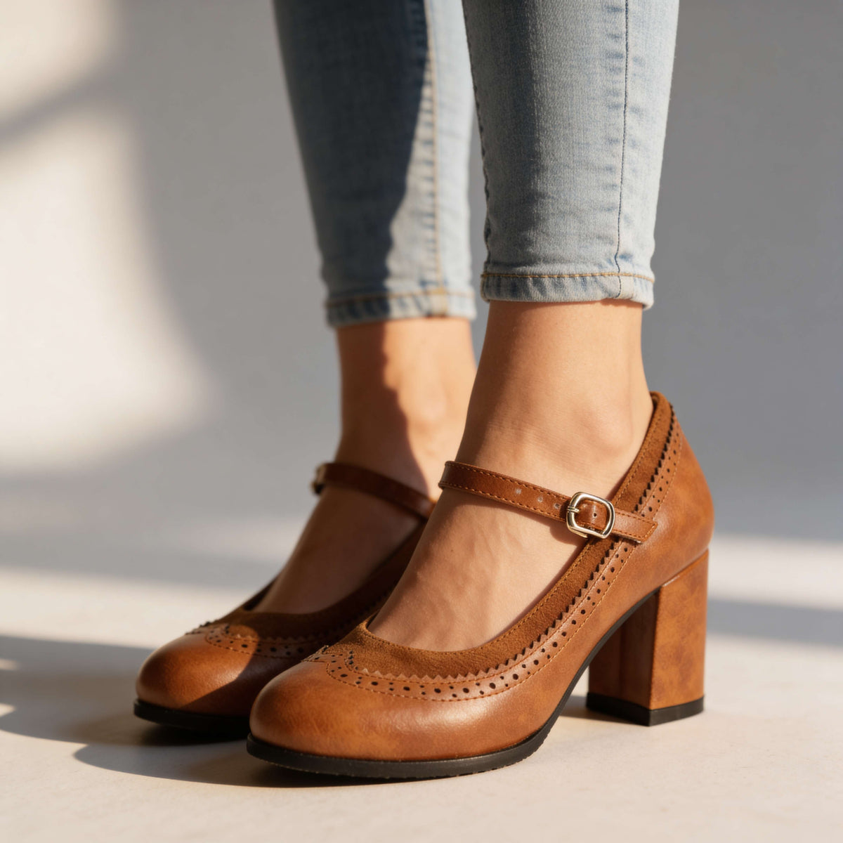 Belle Brogue Loafers  - By Qivii