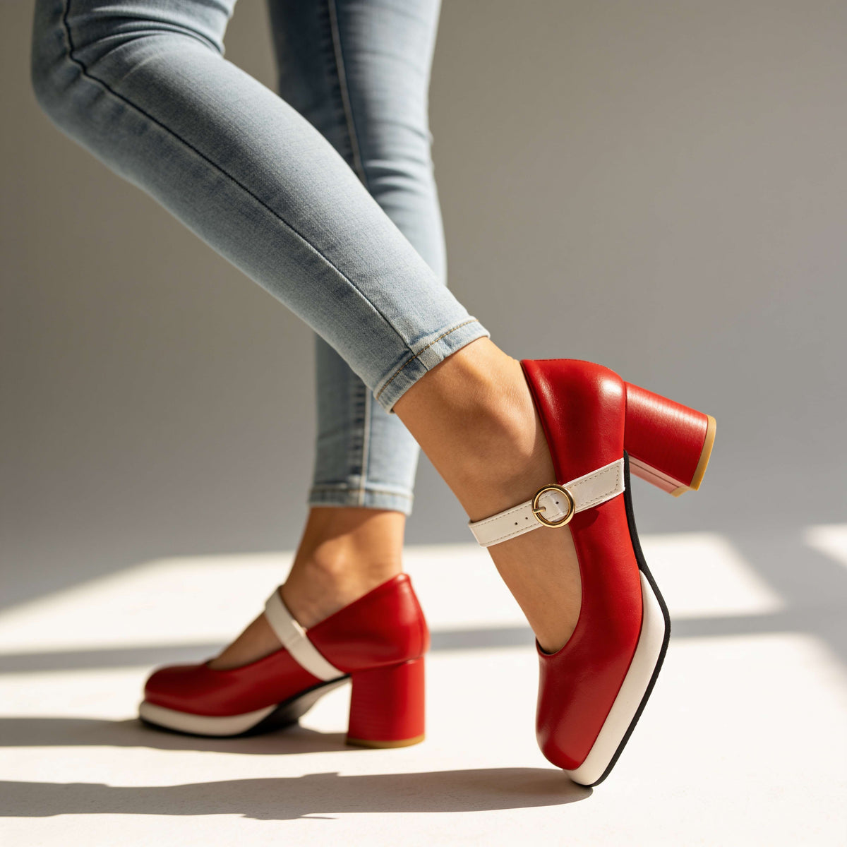 Jasmine Buckle Loafers  - By Qivii