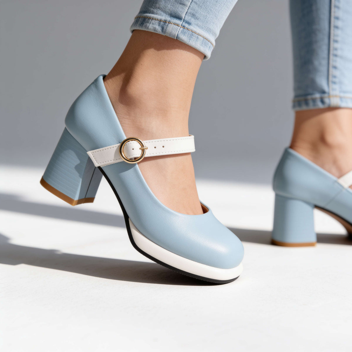 Jasmine Buckle Loafers  - By Qivii