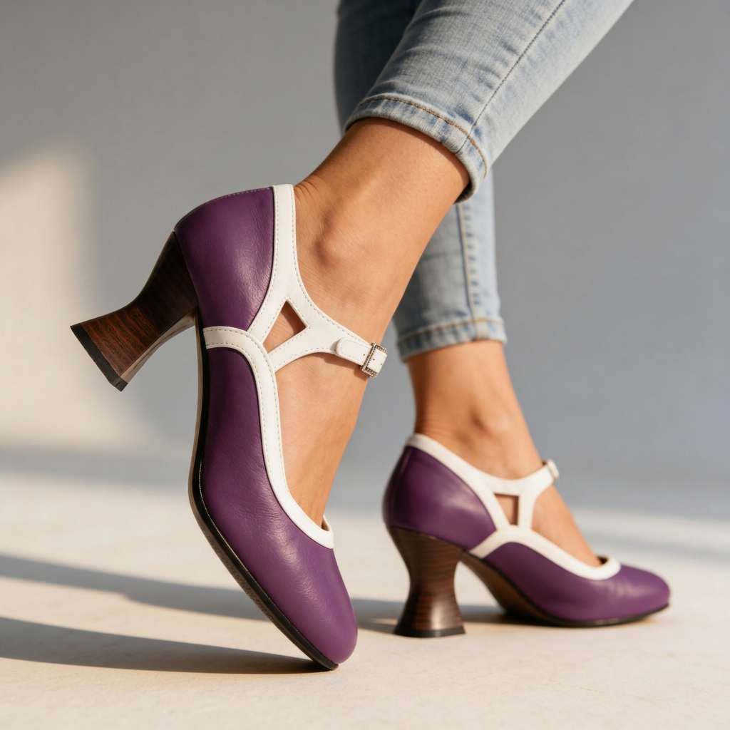 Alissa Buckle Strap Loafers  - By Qivii