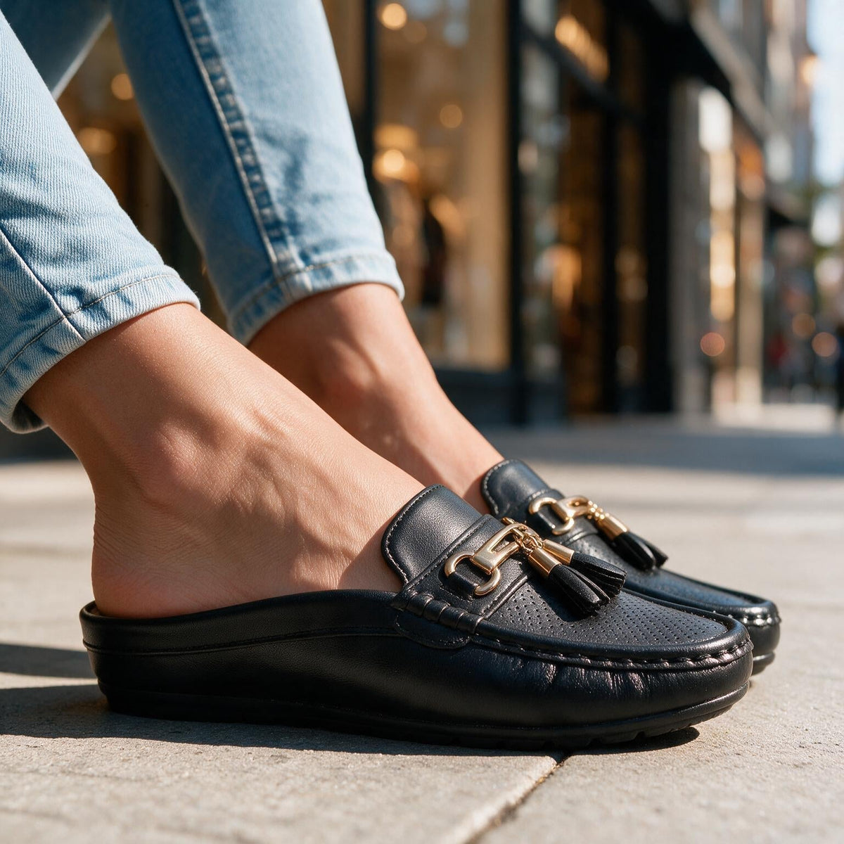 Estella Mule Loafers  - By Qivii