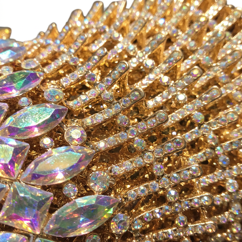 Wings Crystal Clutch  - By Qivii