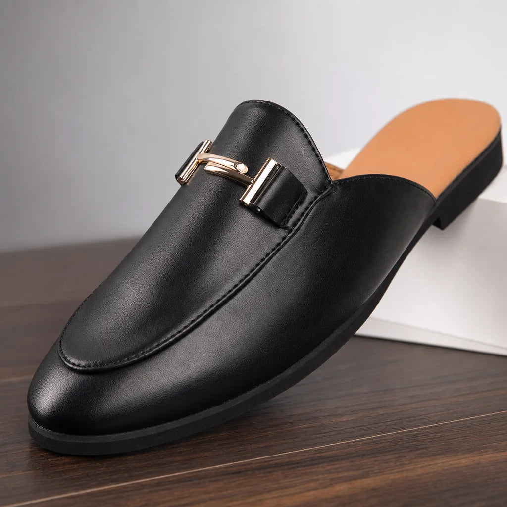 Medford Closed-Toe Mules  - By Qivii