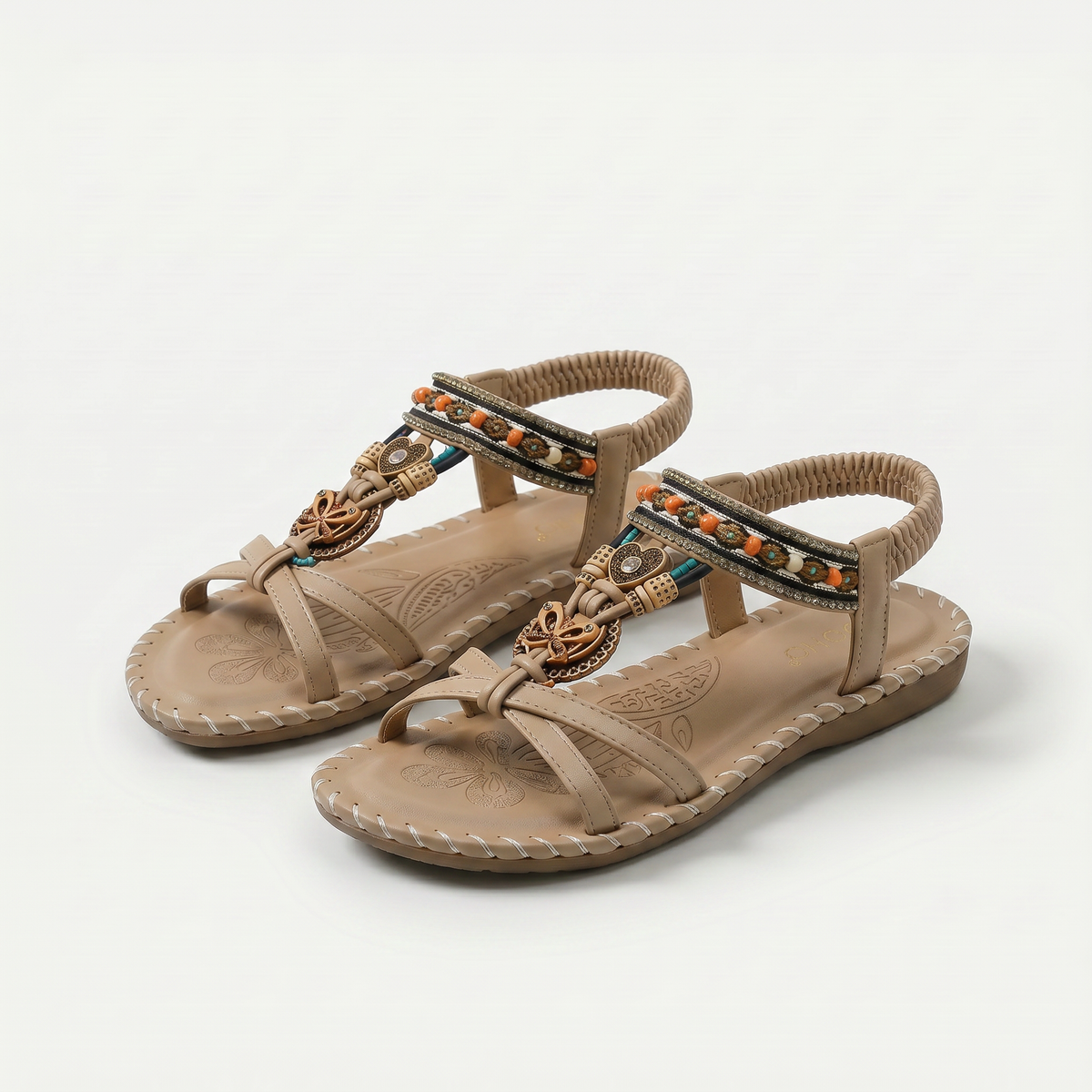 Nada – Orthopädische Sandalen im Ibiza-Stil für Komfort & Eleganz  - By Qivii