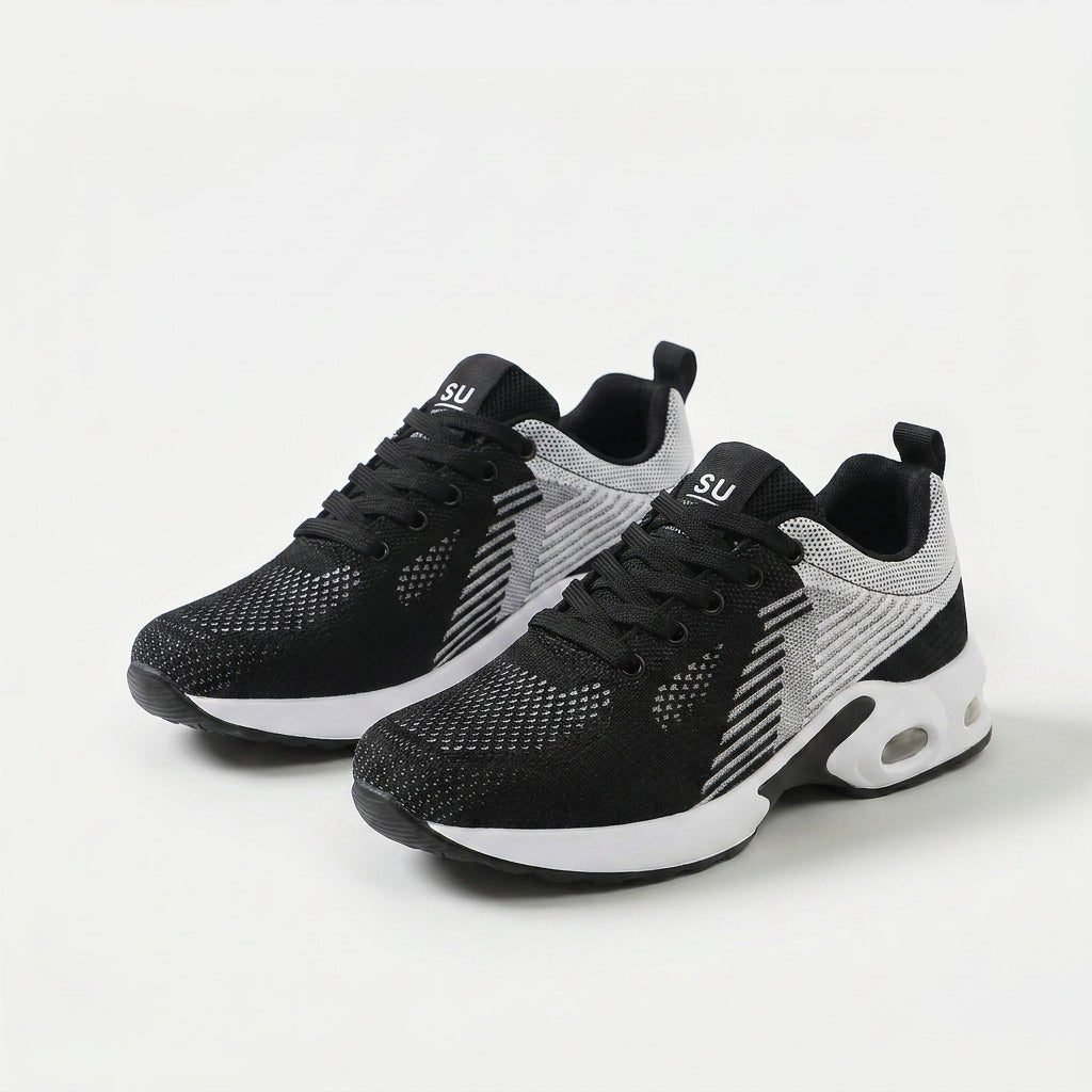 WalkMora Orthopädische Schuhe - Weiß Schwarz  - By Qivii