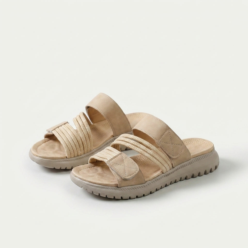 Cleo - Sportliche Komfort-Sandale mit Plateausohle  - By Qivii