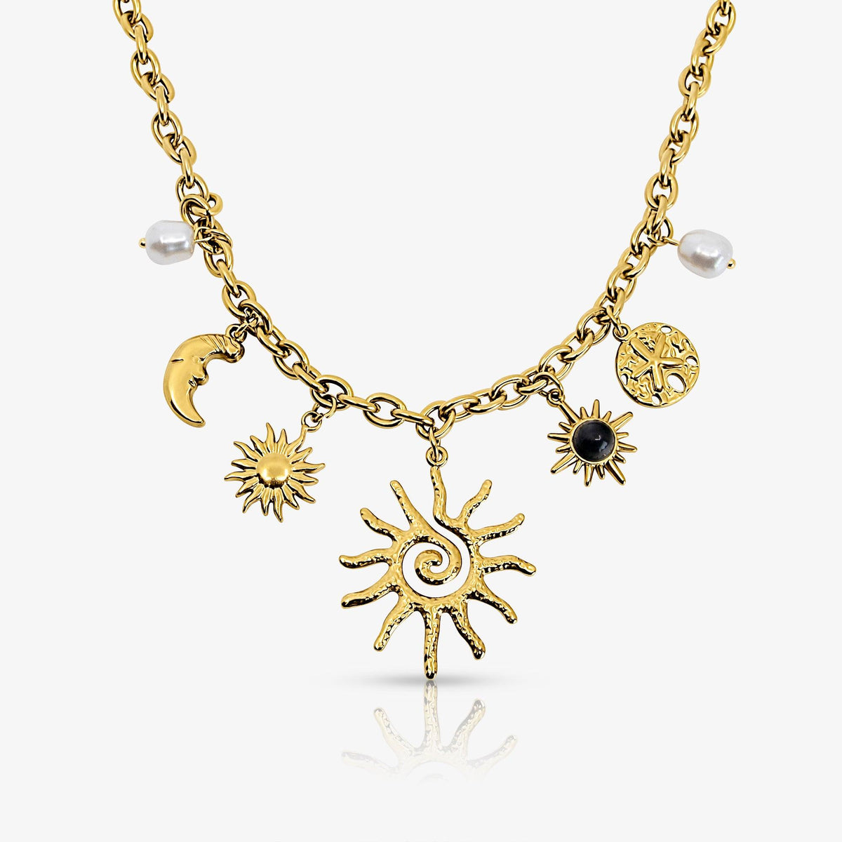 Solar Babe Necklace | By Qivii