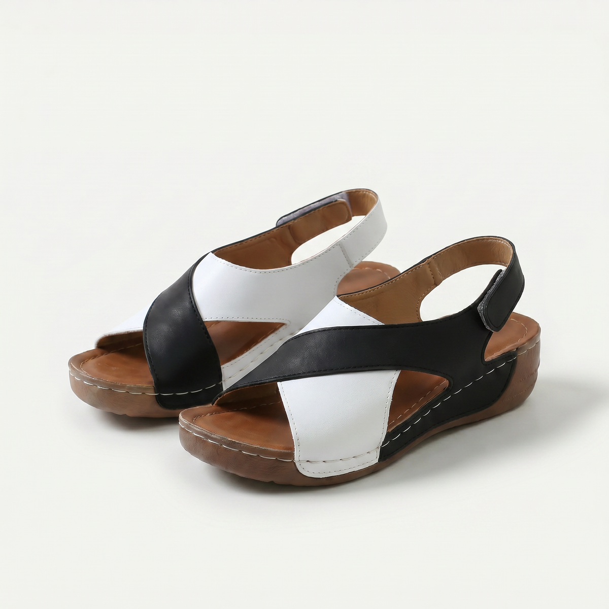 Nicole – Orthopädische Sandalen mit offener Spitze  - By Qivii
