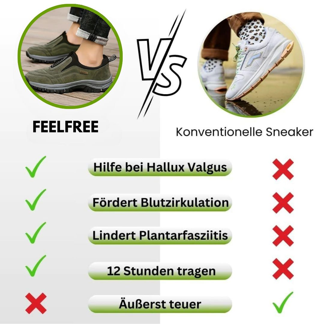 FeelFree – Orthopädische Komfortschuhe  - By Qivii