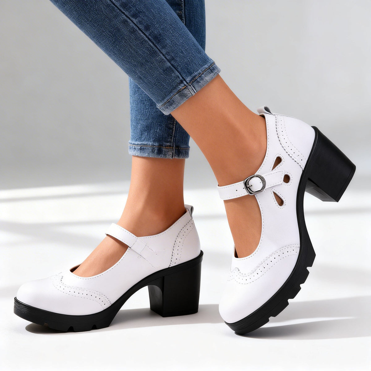 Lovetta Brogue Loafers  - By Qivii
