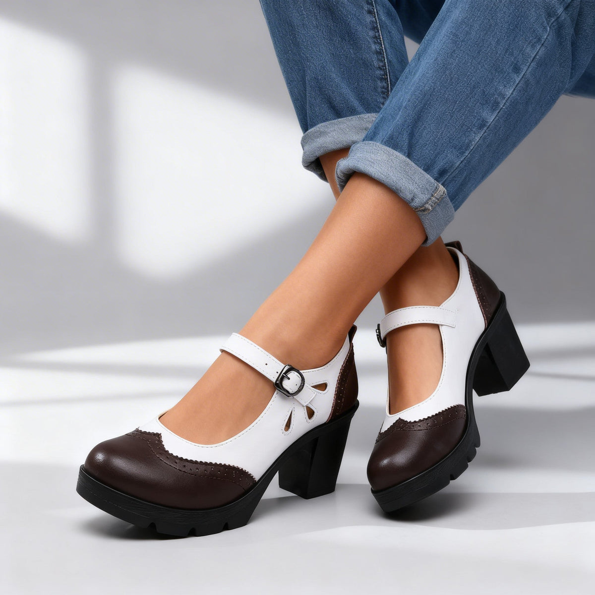 Lovetta Brogue Loafers  - By Qivii