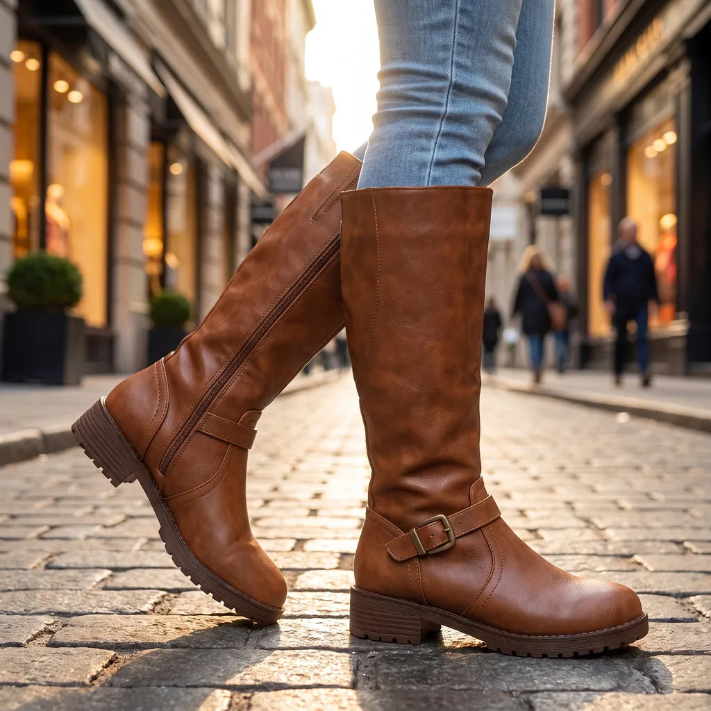 Rosalind | Fall Knee High Boots  - By Qivii