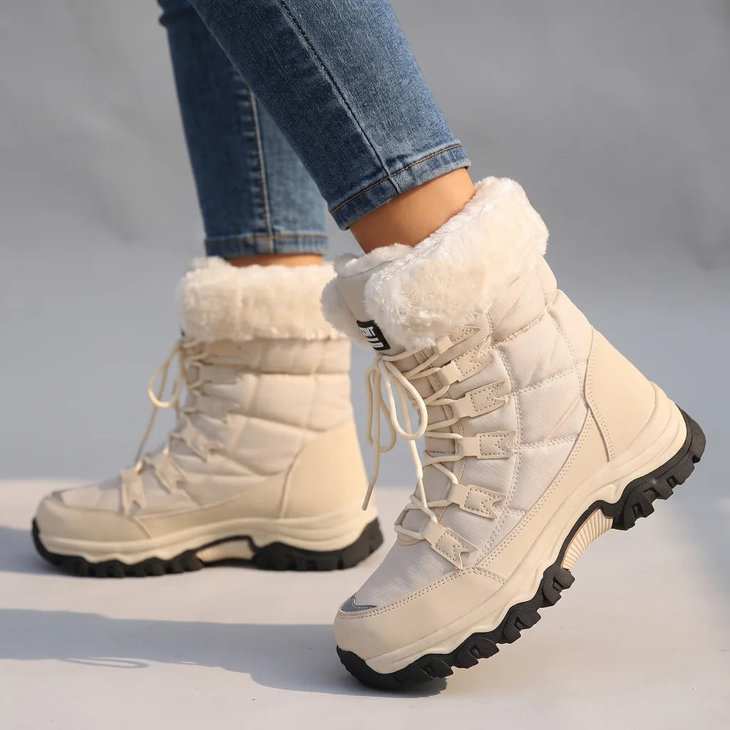 Rowena | Womens Waterproof Winter Snow Boots  - By Qivii
