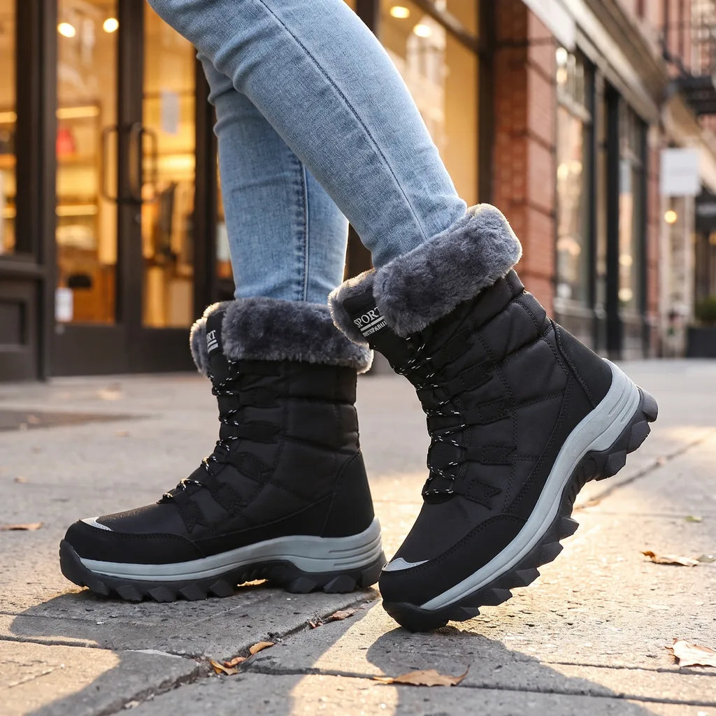 Rowena | Womens Waterproof Winter Snow Boots  - By Qivii