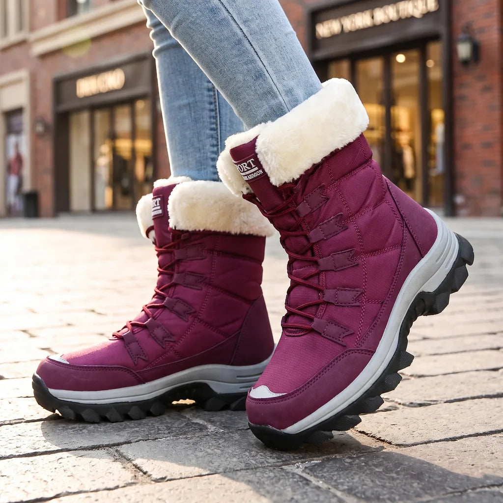 Rowena | Womens Waterproof Winter Snow Boots  - By Qivii