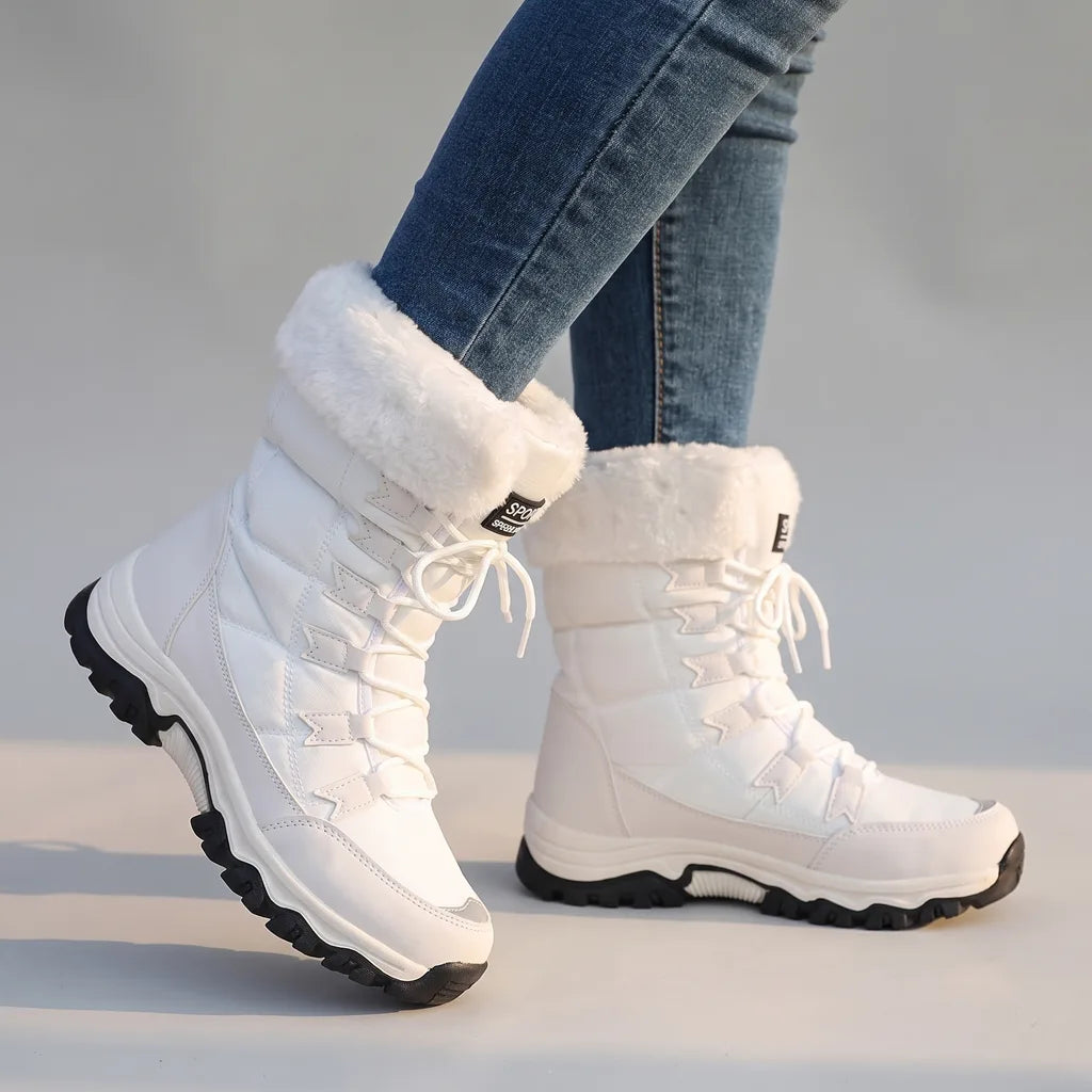 Rowena | Womens Waterproof Winter Snow Boots  - By Qivii
