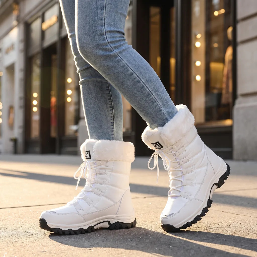 Rowena | Womens Waterproof Winter Snow Boots  - By Qivii