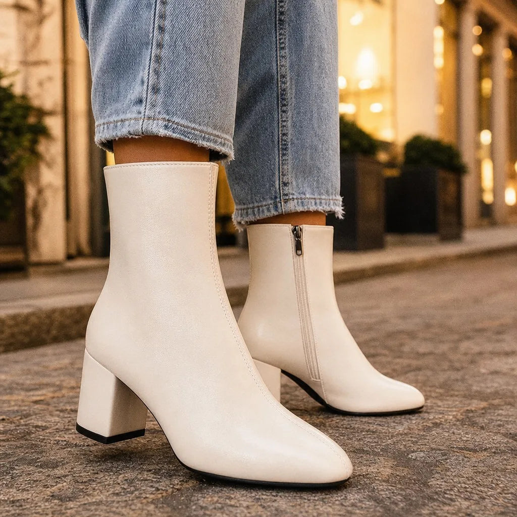 Sabine | Women's Fall Ankle Boots  - By Qivii