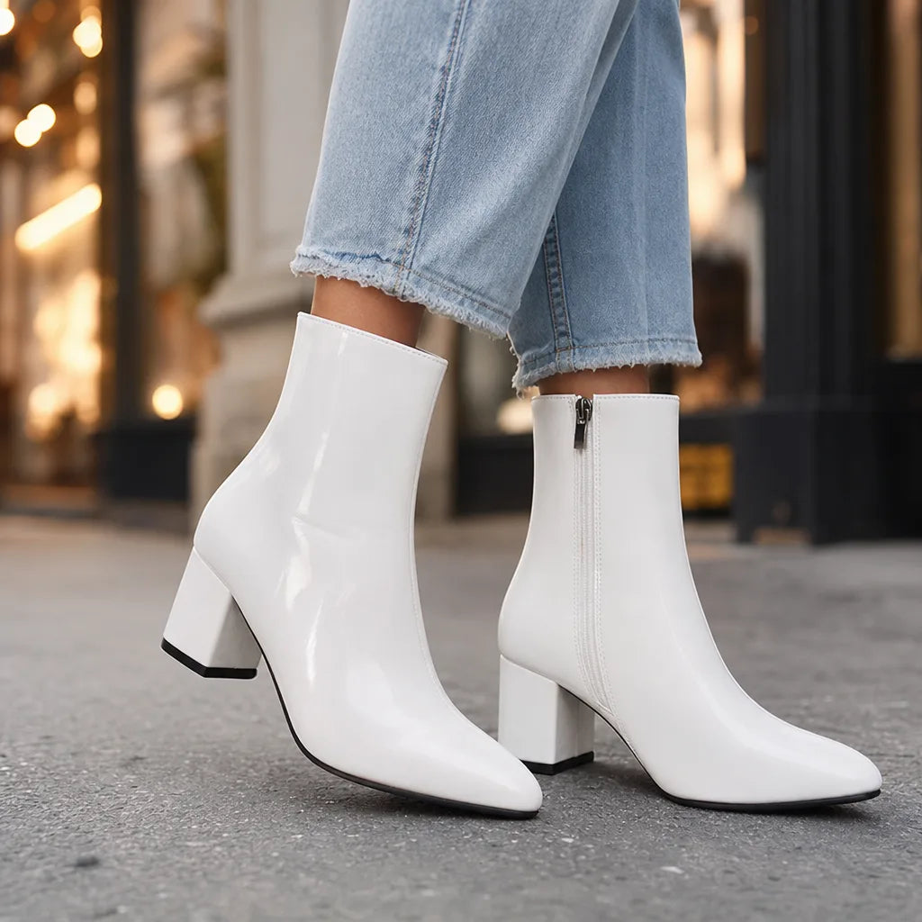 Sabine | Women's Fall Ankle Boots  - By Qivii