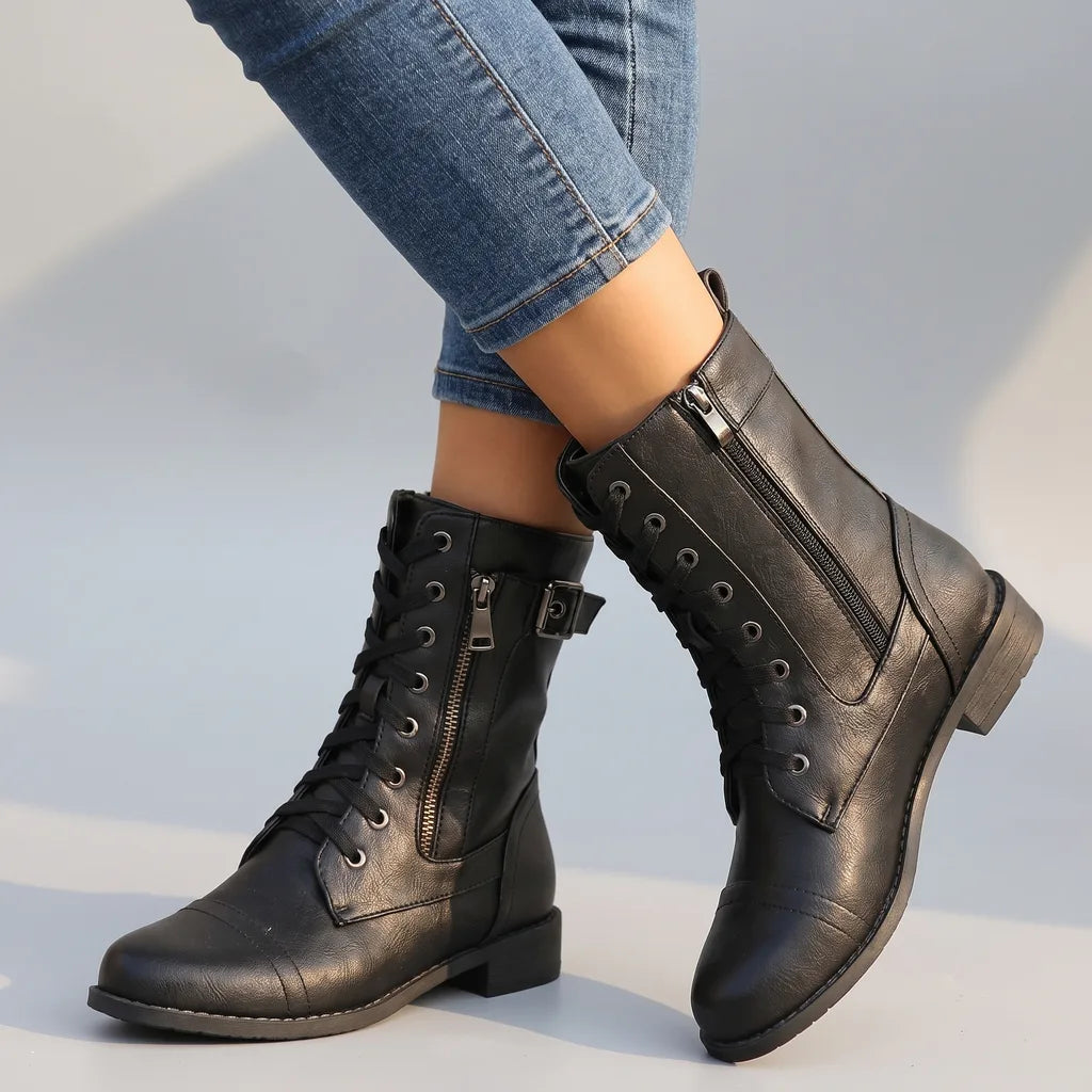 Shiloh | Womens Fall Ankle Boots  - By Qivii