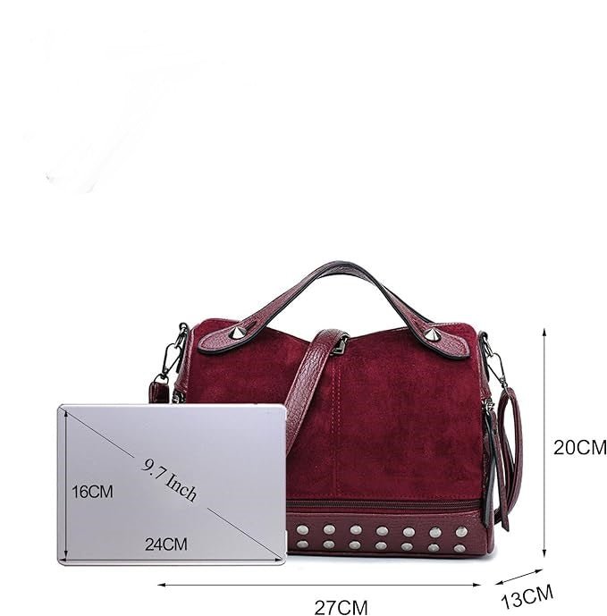 Women's Large Casual Shoulder Tote  - By Qivii