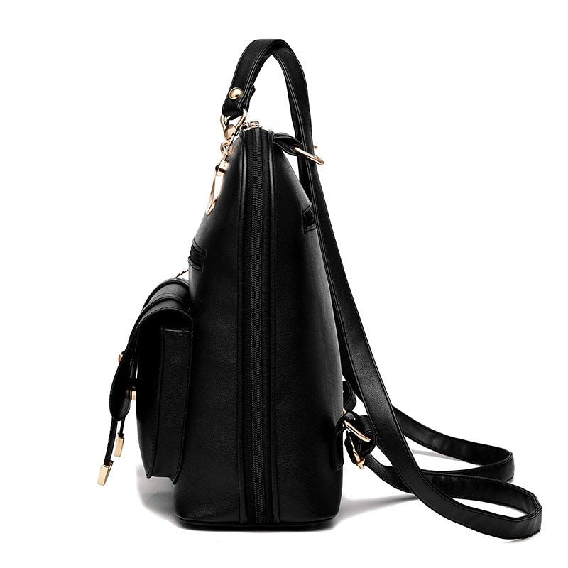 Women's Leather Dual-Use Backpack  - By Qivii