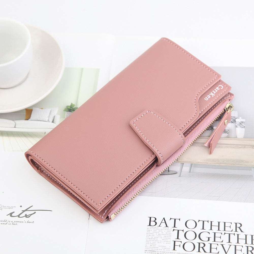 Women's Long Zipper Wallet  - By Qivii