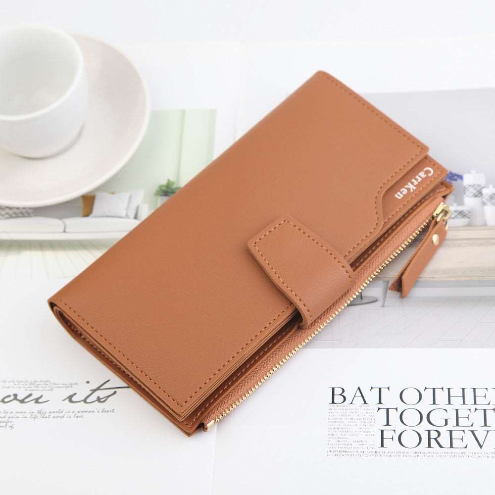 Women's Long Zipper Wallet  - By Qivii