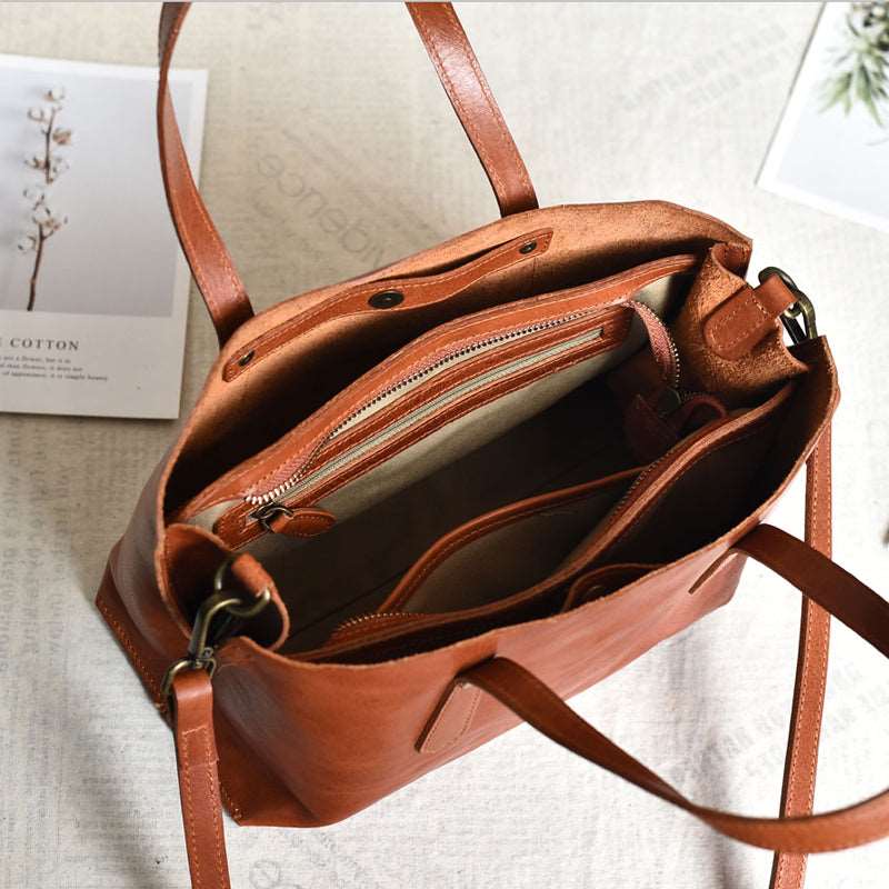 Women's Luxury Leather Shoulder Bag  - By Qivii