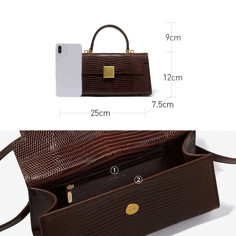 Women's Luxury Retro Leather Underarm Shoulder Bag  - By Qivii