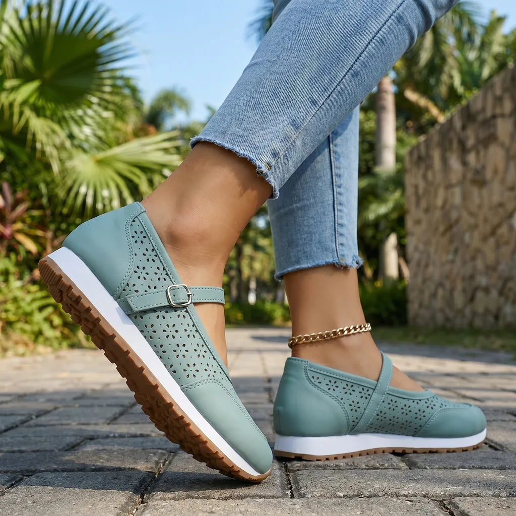 Zarah Strap Flats  - By Qivii